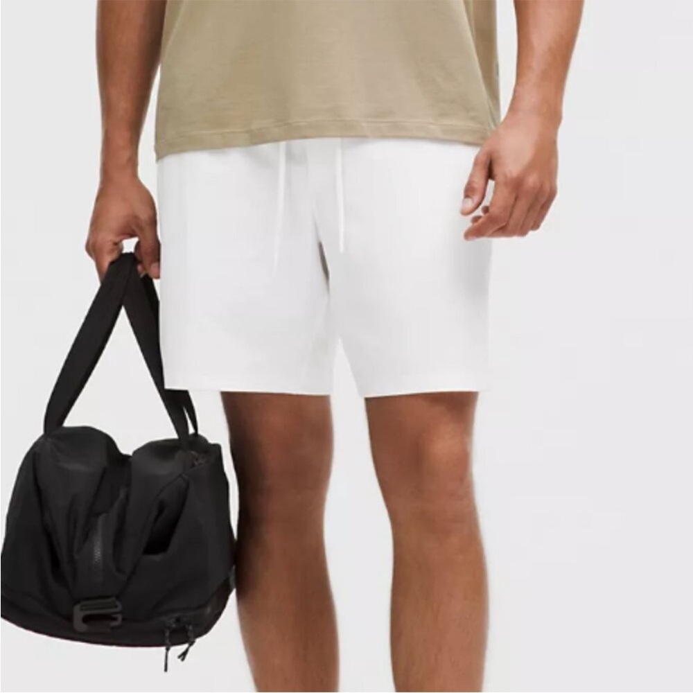Lululemon Zeroed In Linerless Short 7" White X-Large athletic